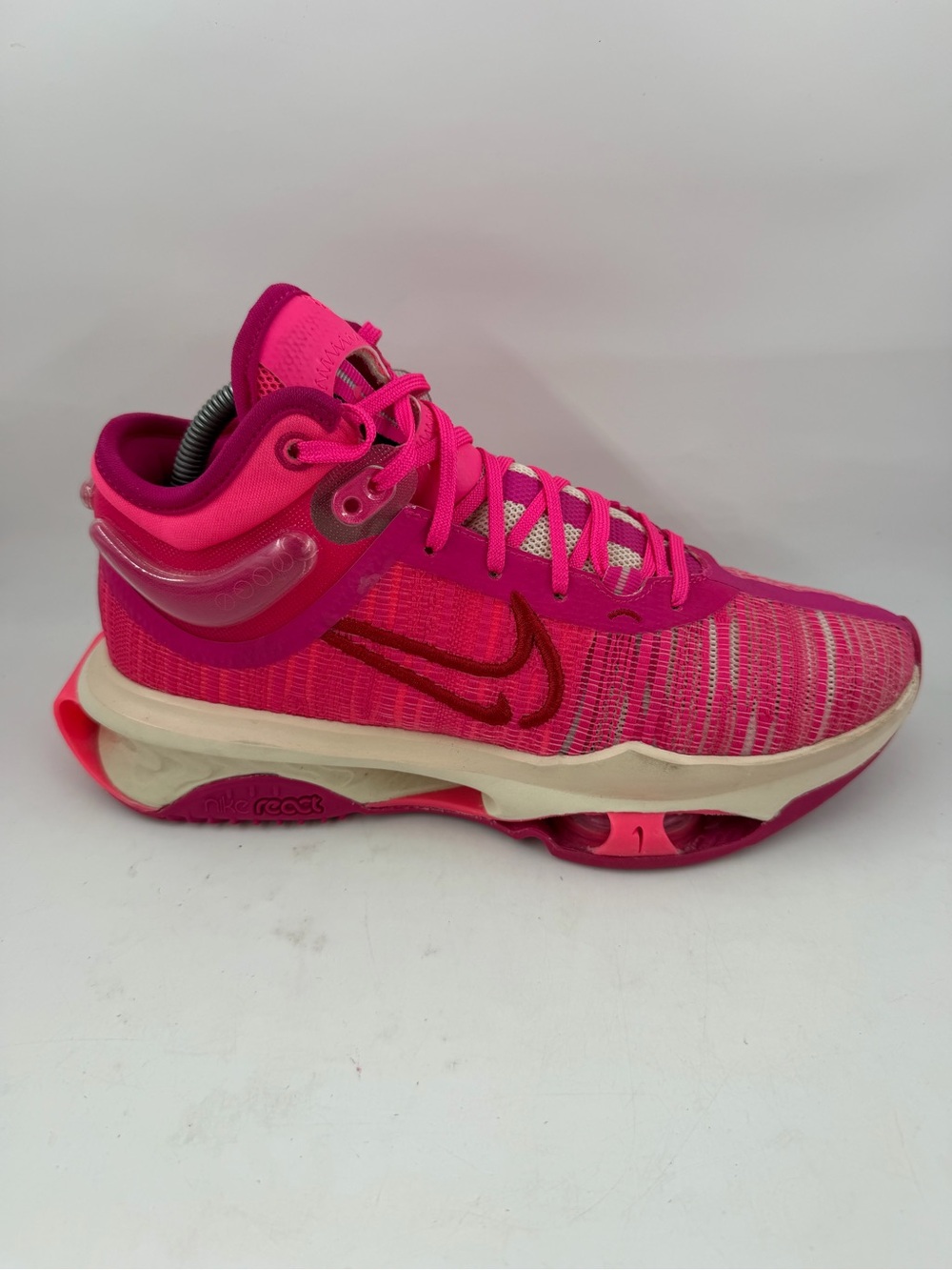 Nike Men’s Air Zoom GT Jumpman 2 -SZ 8- Hyper Pink Fuchsia Dream Athletic Shoes